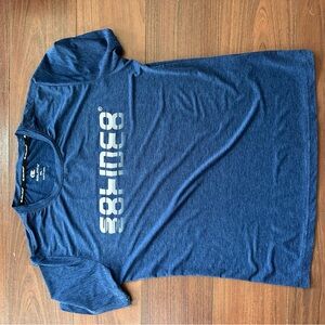 Blue Graphic workout T-Shirt